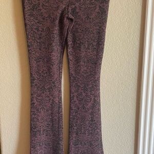 Free People Pink Patterned Leggings